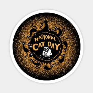 National Cat Day 29 October. Magnet